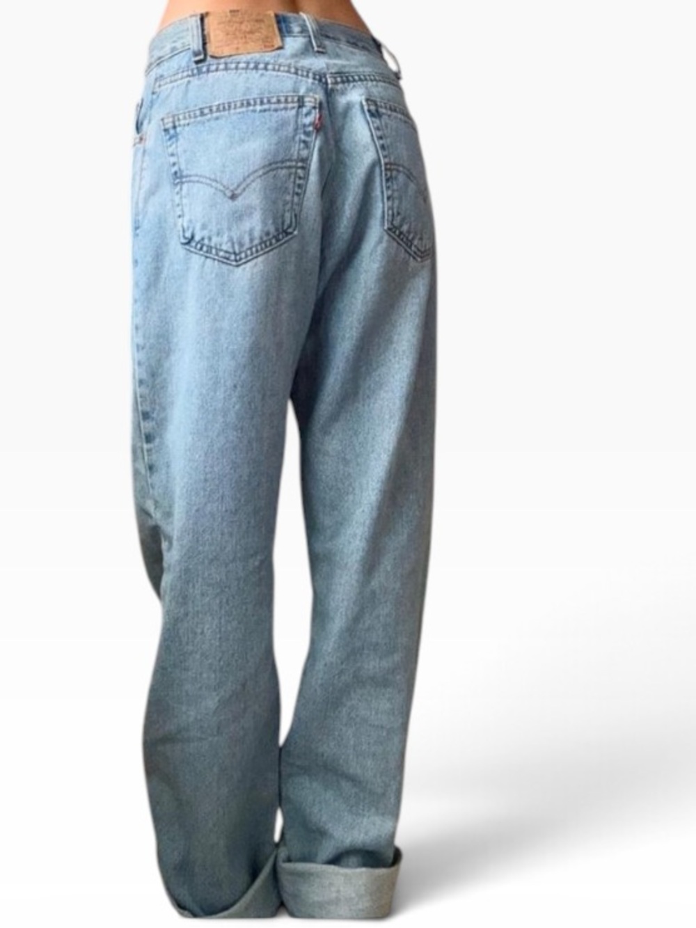 Levi's 505 Vintage Y2K Custom Patchwork Jeans Size XL/ 36x36